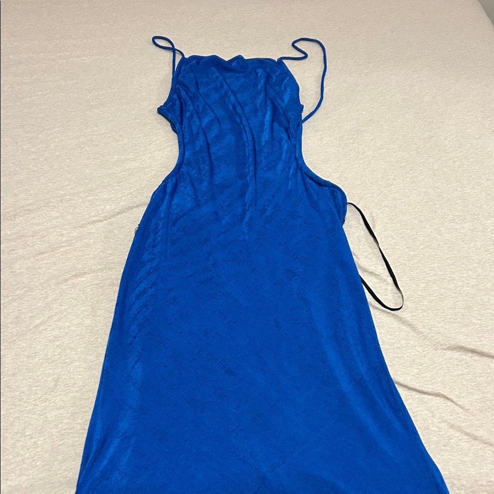 Hello Molly Vibrant Blue Dress